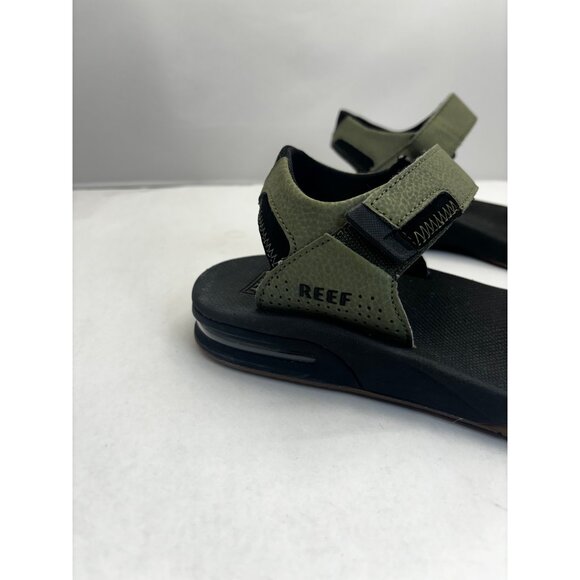 Reef Mens size 8 Fanning Baja Bottle Opener Sandal, Olive green, - Picture 5 of 9